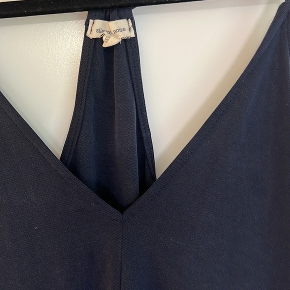 Navy Summer Slip Dress - URBAN OUTFITTERS - Picture 2 of 5